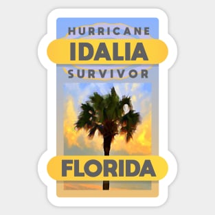 I Survived Hurrican Idalia Sticker